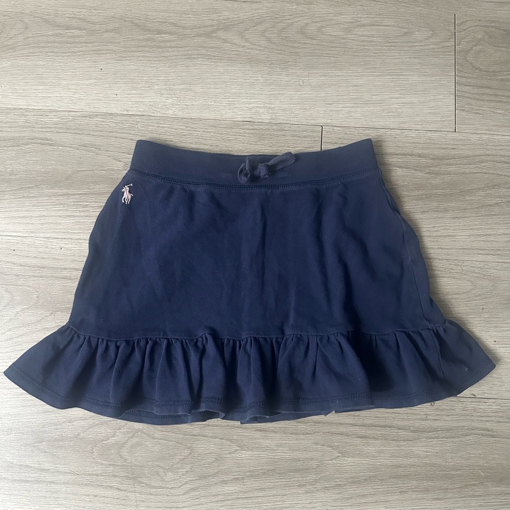 Polo by Ralph Lauren Dark Blue Mini Skirt Girls SZ 8-10